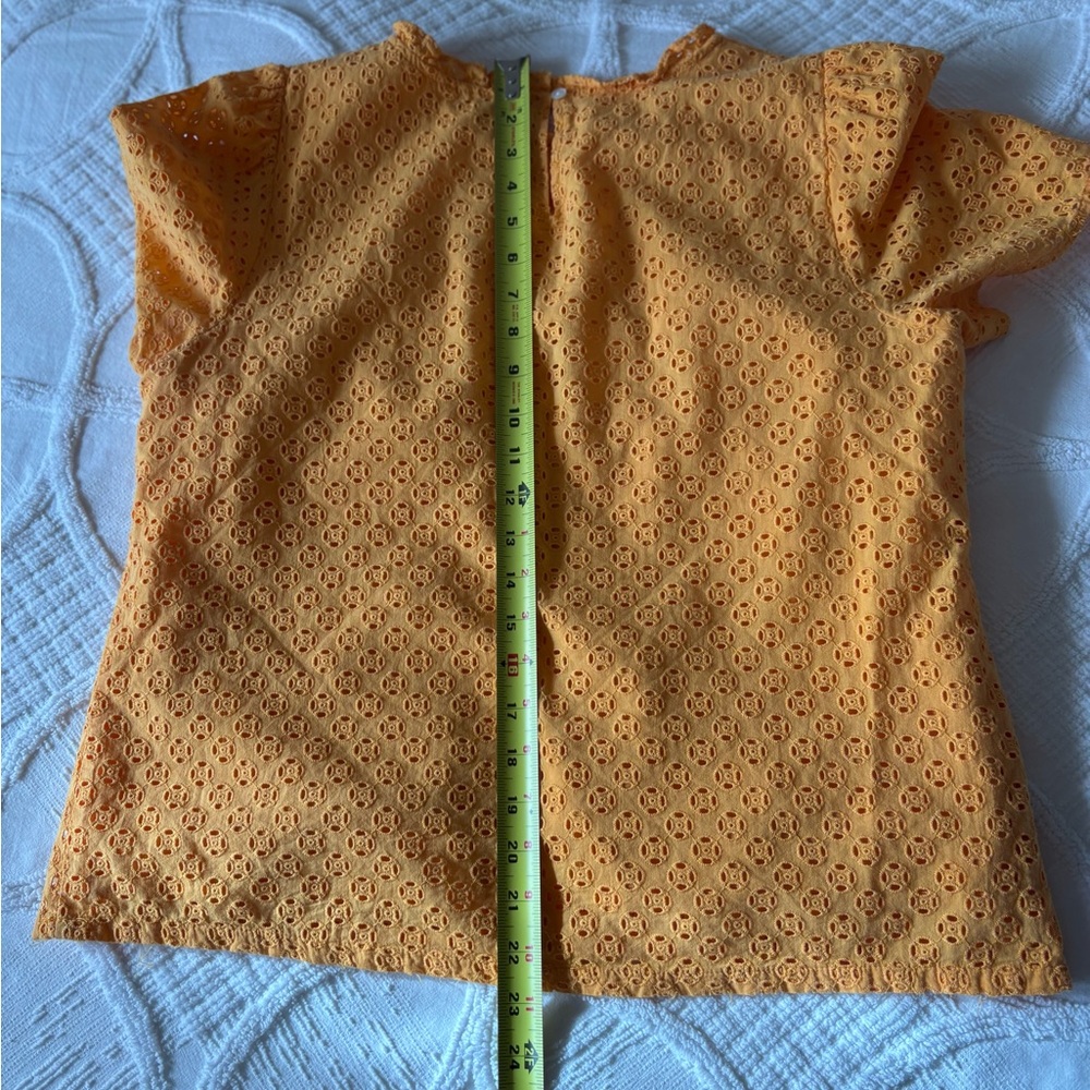Collared Eyelet Top - Picture 4 of 8